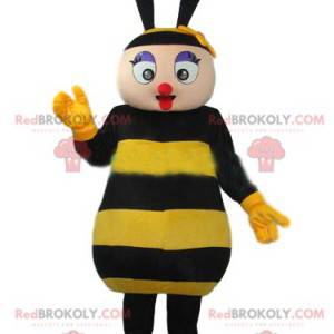 Te koket bijenmascotte. Bijen kostuum - Redbrokoly.com